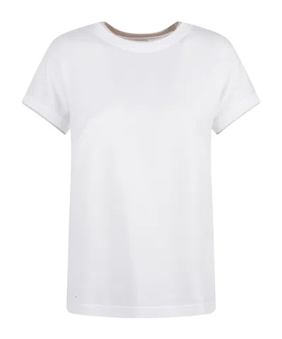 Eleventy Short-sleeved T-shirt In White