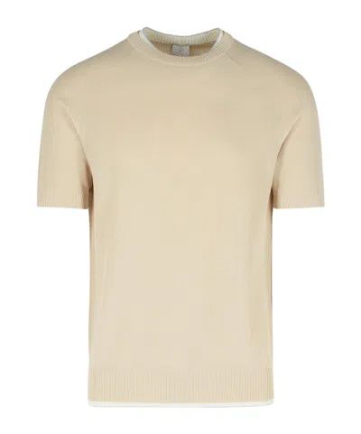 Eleventy Short-sleeved T-shirt In Nude