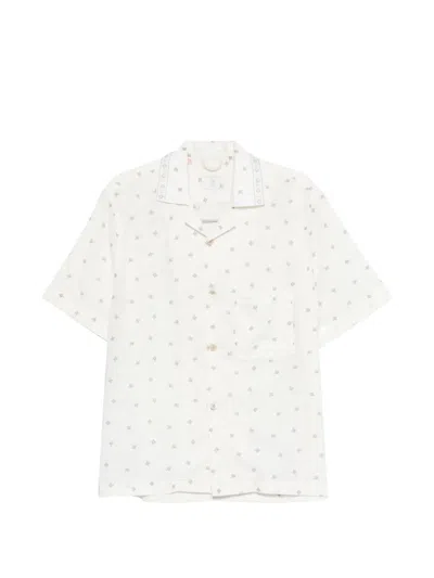 Eleventy Short-sleeves Shirt In White