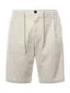 Shop Eleventy Shorts In Beige
