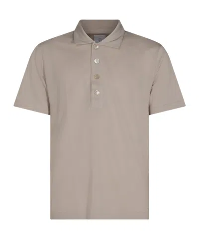 Eleventy Short-sleeve Polo Shirt In Neutral