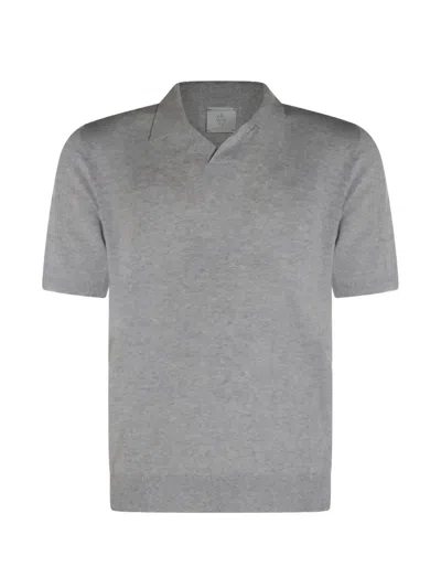Eleventy Short-sleeve T-shirt In Gray