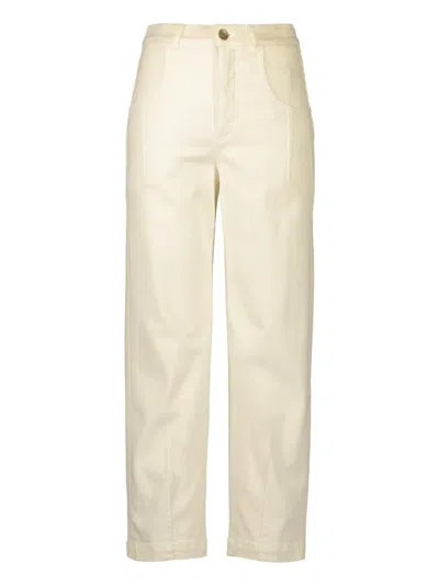 Eleventy Side-pocket Stretch Pants In Neutral