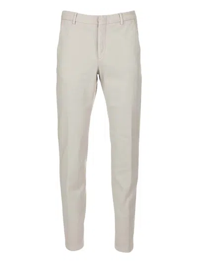 Eleventy Side-pockets Buttoned Trousers In Neutral