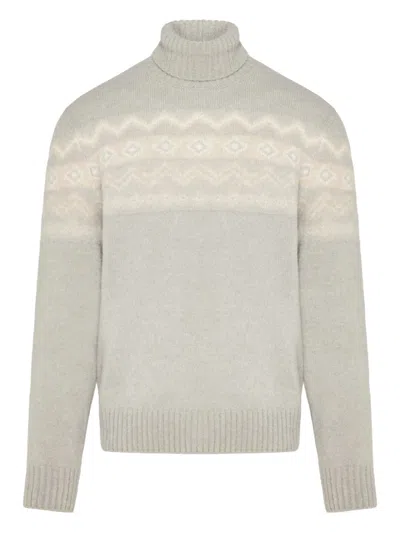 Eleventy Silk-blend Jumper In Gray