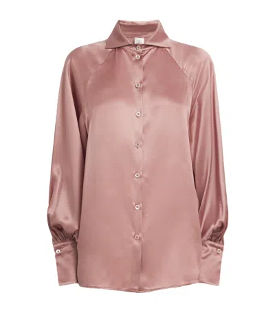 Eleventy Silk Long-sleeve Shirt
