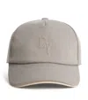 Eleventy Silk Suede-trim Logo Baseball Cap