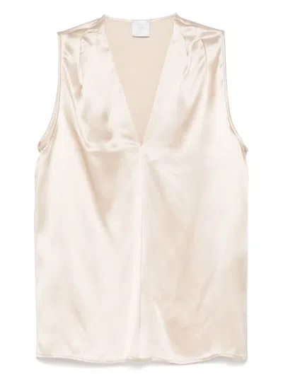 Eleventy Silk Tank Top