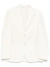 Eleventy Single-breasted Blazer In 白色