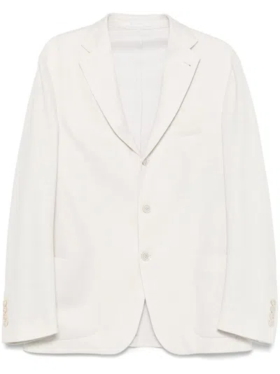 Eleventy Single-breasted Blazer In 中性色