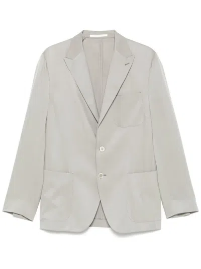 Eleventy Single-breasted Blazer In 绿色