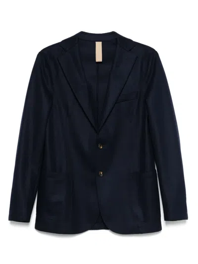 Eleventy Single-breasted Blazer In Blue