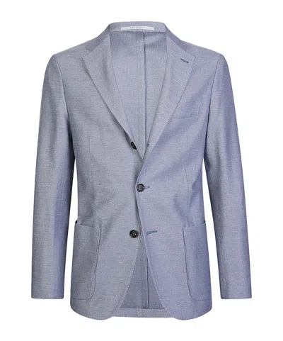 Eleventy Single-breasted Blazer In Blue