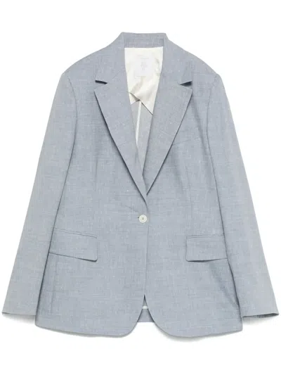 Eleventy Single-breasted Blazer In Blue