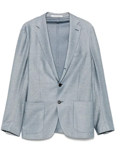 Eleventy Single-breasted Blazer In Blue