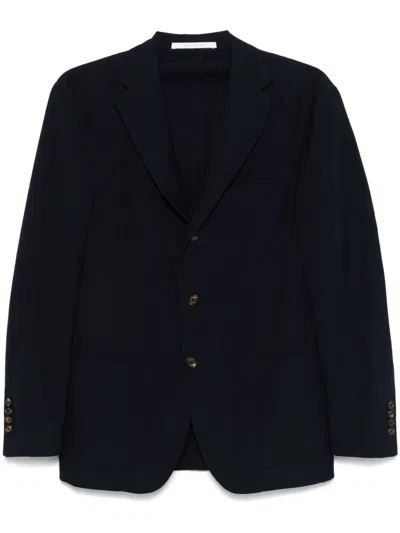 Eleventy Single-breasted Blazer In Blue
