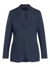 Eleventy Single-breasted Blazer In Blue