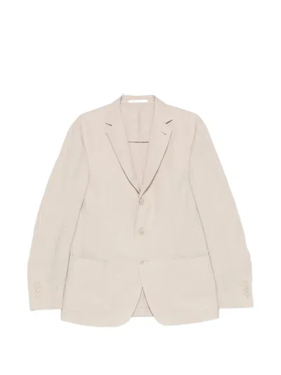 Eleventy Single-breasted Blazer In Neutral