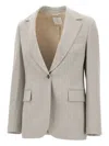 Eleventy Single-breasted Blazer In Gray