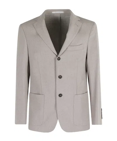 Eleventy Single-breasted Blazer In Gray