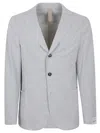 Eleventy Front Pockets Notch Lapel Blazer In Gray