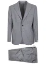 Eleventy Wool-cashmere Blend Blazer With Tailored Fit In Gray