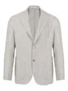 Eleventy Single-breasted Blazer In Gray