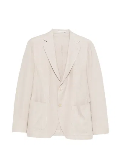 Eleventy Single-breasted Blazer In Neutral