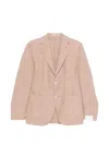 Eleventy Single-breasted Blazer In Neutral