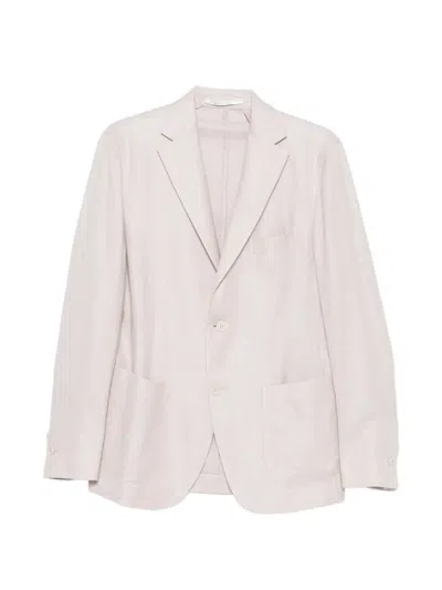Eleventy Single-breasted Blazer In Neutral