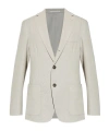 Eleventy Single-breasted Blazer In White