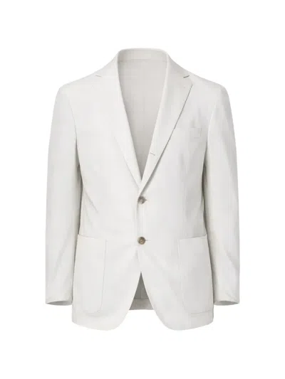 Eleventy Single-breasted Blazer In Yellow