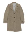 Eleventy Single-breasted Coat In Brown