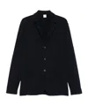 Eleventy Single-breasted Knitted Blazer In Black