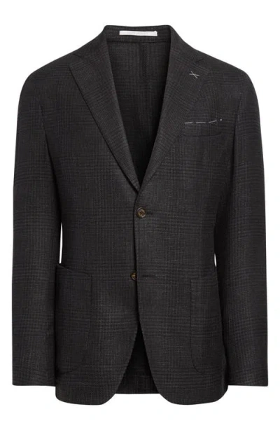 Eleventy Single Breasted Soft Jacket In Black