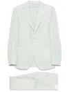 Eleventy Single-breasted Suit In 绿色