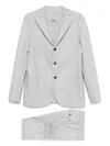 Eleventy Single-breasted Suit In Gray