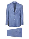 Eleventy Single-breasted Suit In Blue