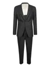 Eleventy Single-breasted Suit In Black