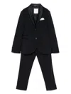 Eleventy Single-breasted Suit In Blue