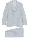 Eleventy Single-breasted Suit In Blue