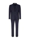 Eleventy Single-breasted Suit In Blue
