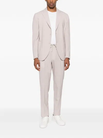 Eleventy Single-breasted Suit In Gray