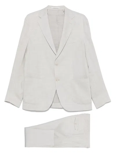 Eleventy Single-breasted Suit In Grey