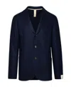 Eleventy Single-breasted Suit Jacket In Black