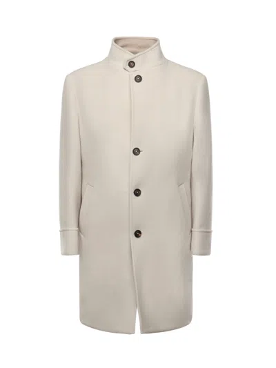 ELEVENTY SINGLE-BREASTED WOOL COAT