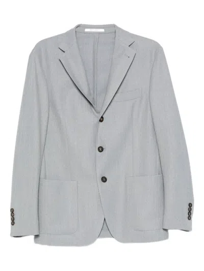 Eleventy Single-breated Blazer In Gray