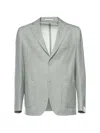Eleventy Single-breasted Notched-lapels Jacket In Multi