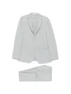 Eleventy Single-breasted Suit In Blue