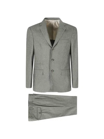 Eleventy Single-breasted Suit In Gray